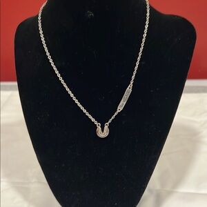 Lia Sofia Fortune Cookie “Believe in Yourself “ Elegant Silver Necklace